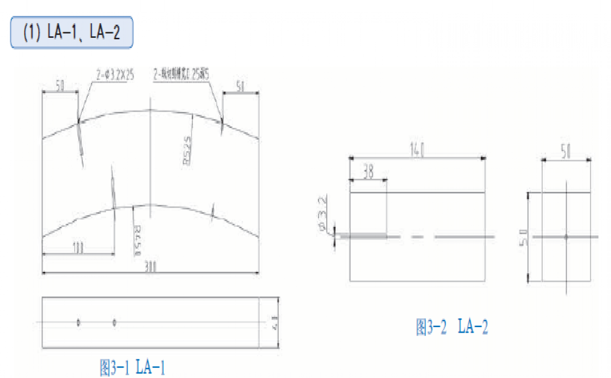 LA-1，LA-2試塊 鐵道機(jī)車進(jìn)口輪箍、整體輾鋼輪輞超聲波探傷試塊