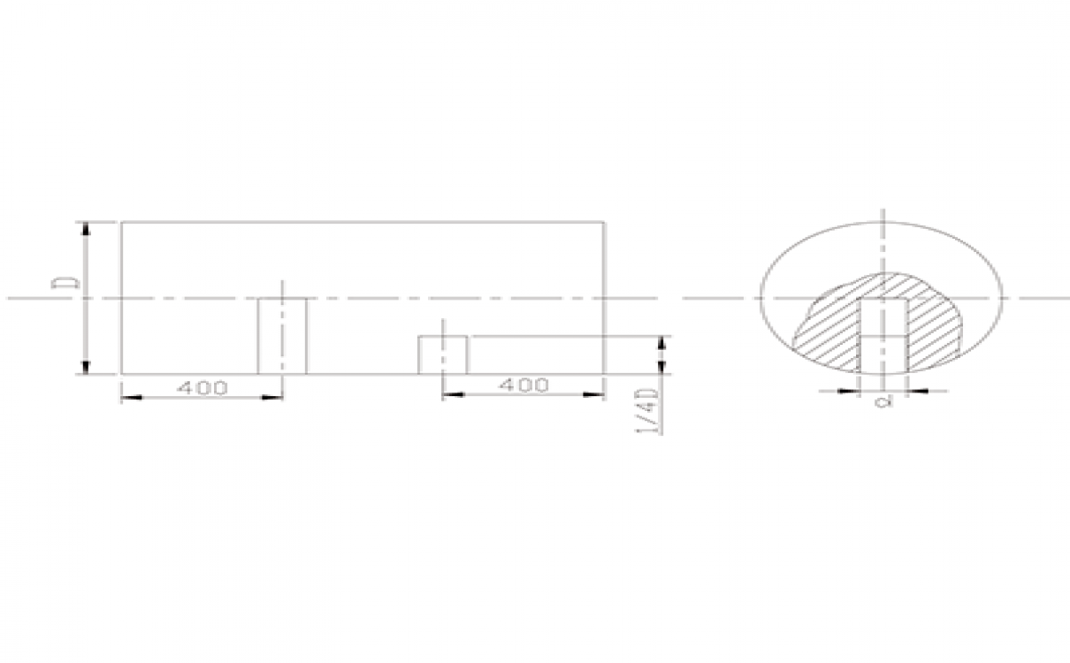 平底孔標(biāo)準(zhǔn)人工缺陷測(cè)試塊