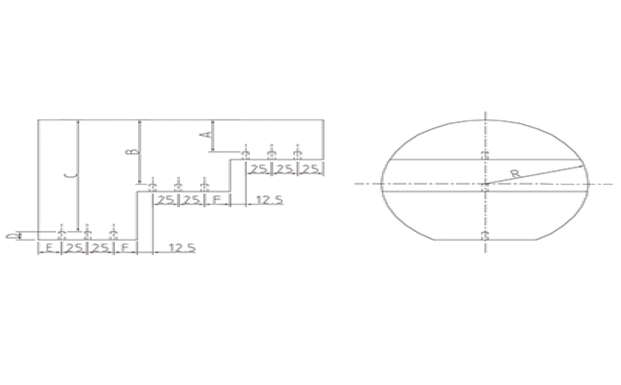 縱波檢驗(yàn)用對(duì)比試塊